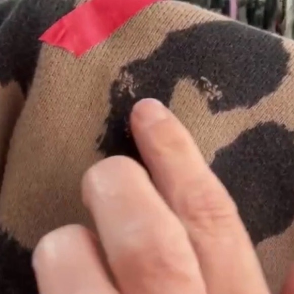 Pistola Leopard Print Jogger Sweatpants Tan Brown Animal Print Small - Picture 3 of 3